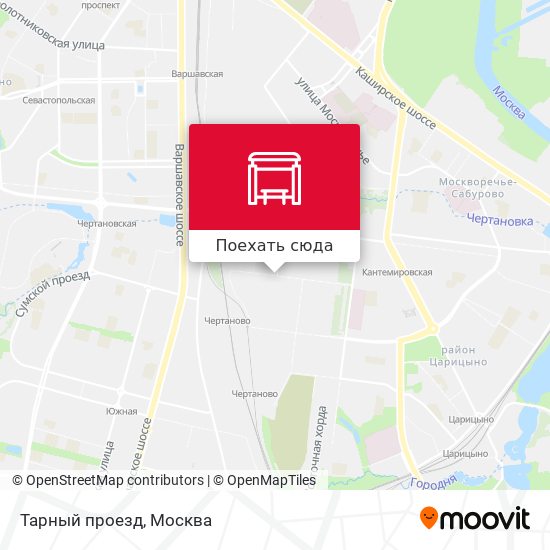 Карта Тарный проезд