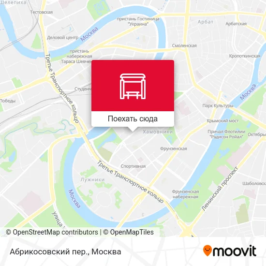 Карта Абрикосовский пер.