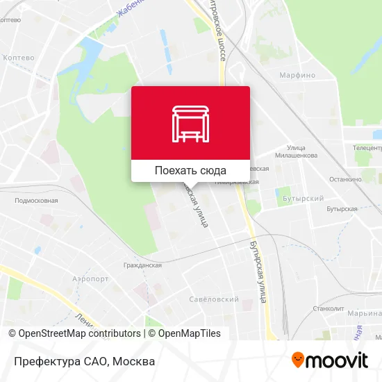 Карта Префектура САО