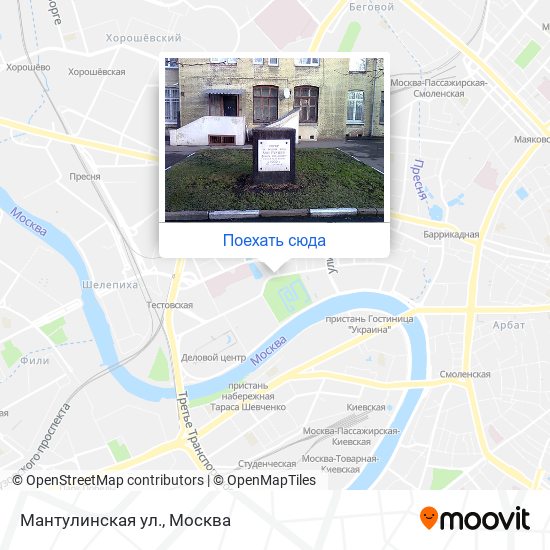 Карта Мантулинская ул.