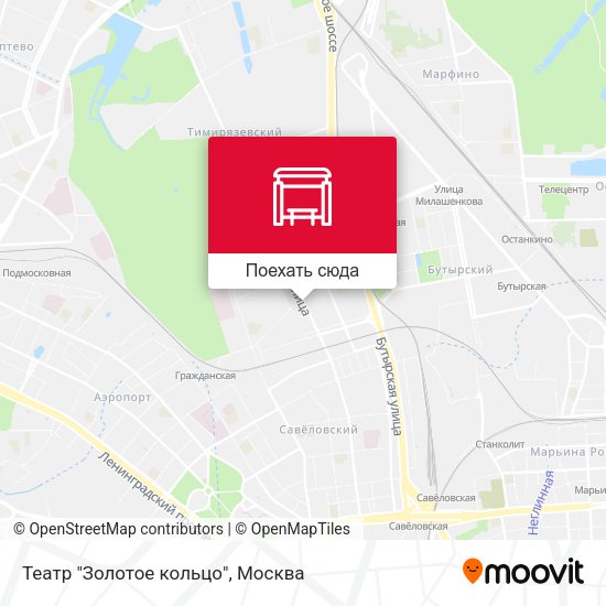 Карта Театр "Золотое кольцо"