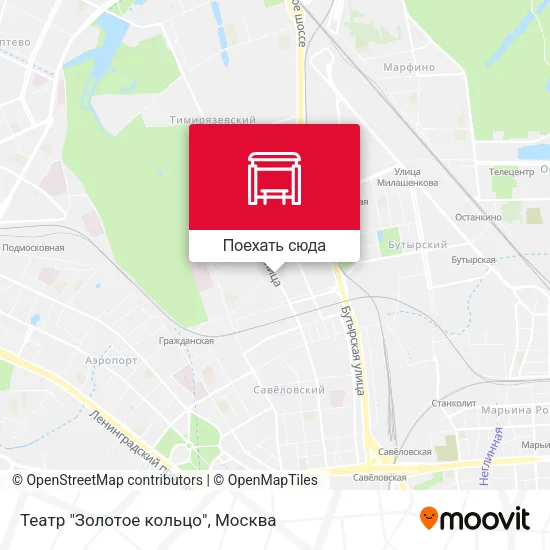 Карта Театр "Золотое кольцо"