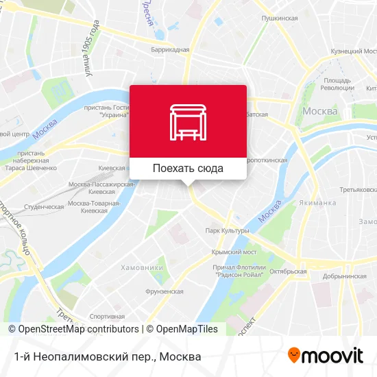Карта 1-й Неопалимовский пер.