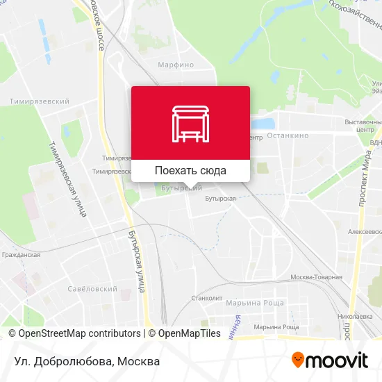 Карта Ул. Добролюбова