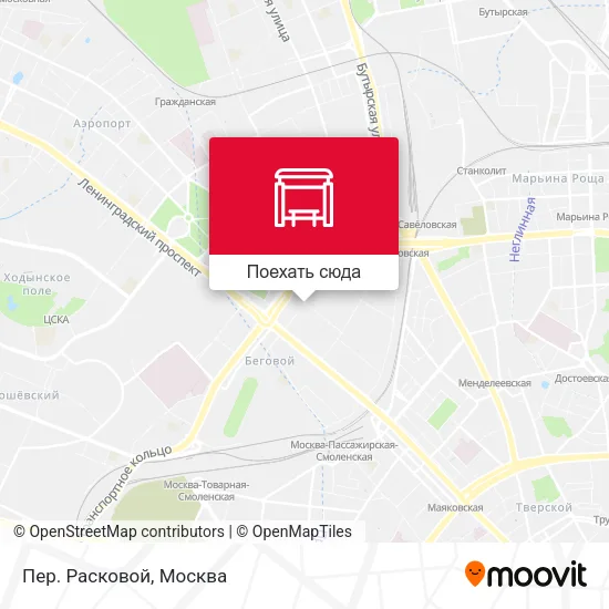 Карта Пер. Расковой
