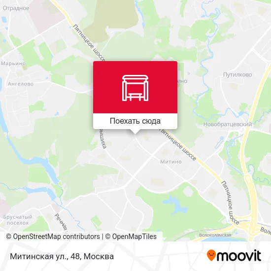 Карта Митинская ул., 48