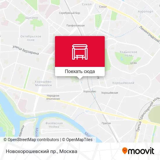 Карта Новохорошевский пр.