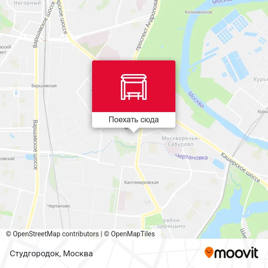 Карта Студгородок