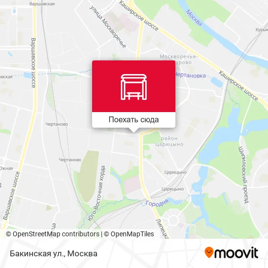 Карта Бакинская ул.