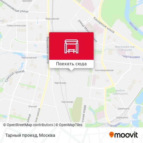 Карта Тарный проезд