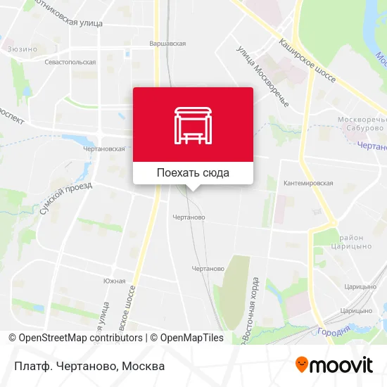 Карта Платф. Чертаново