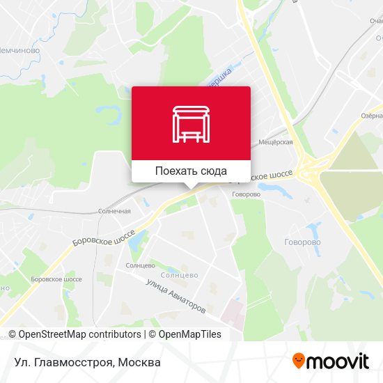 Карта Ул. Главмосстроя