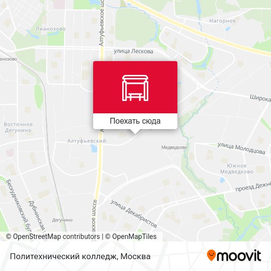 Карта Политехнический колледж