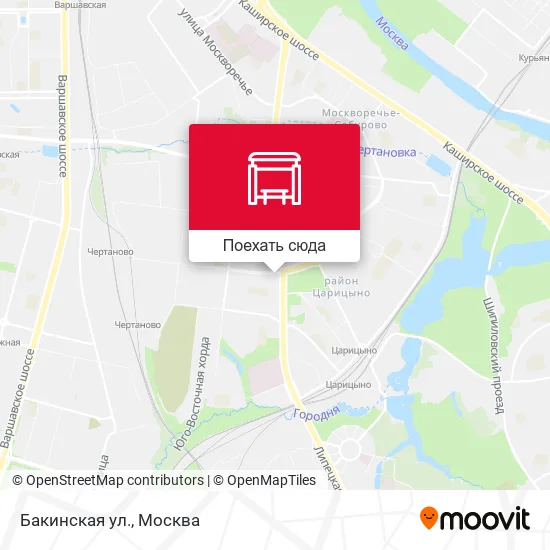 Карта Бакинская ул.