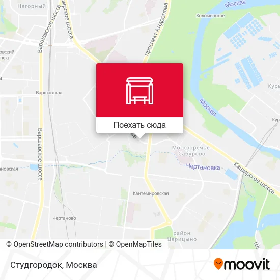 Карта Студгородок