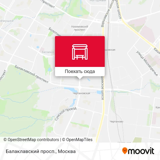 Карта Балаклавский просп.