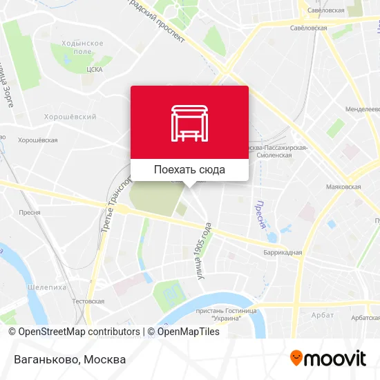Карта Ваганьково