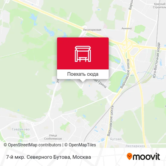 Карта 7-й мкр. Северного Бутова