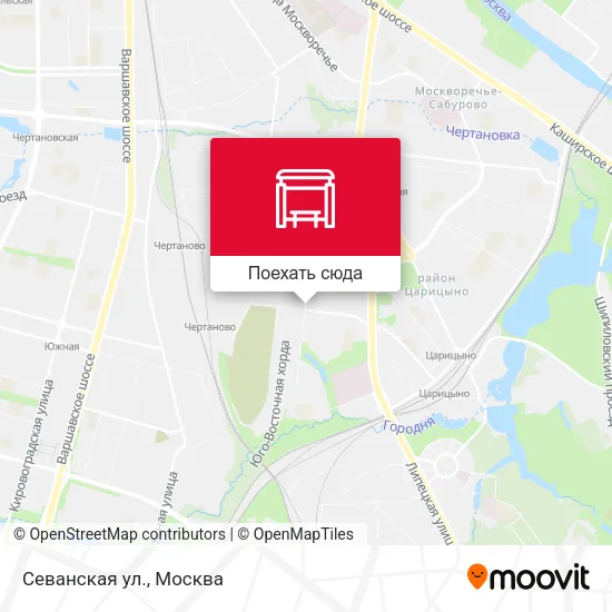 Карта Севанская ул.