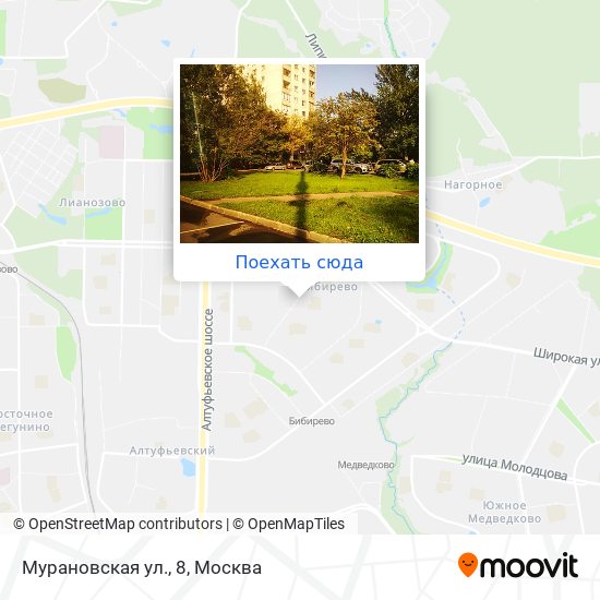 Карта Мурановская ул., 8