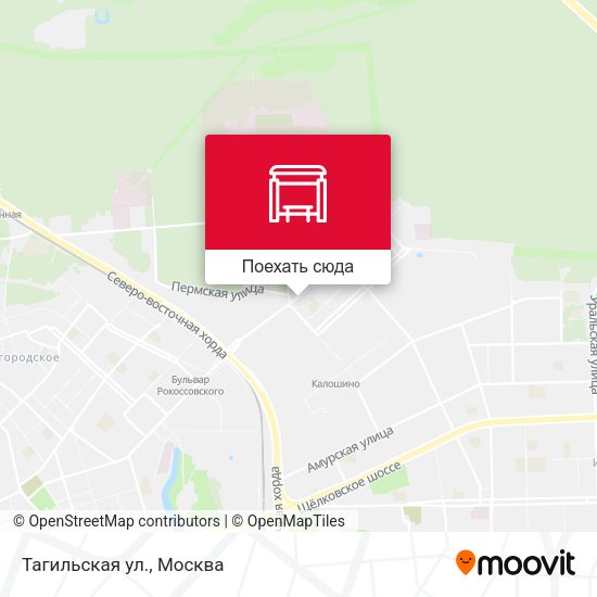 Карта Тагильская ул.