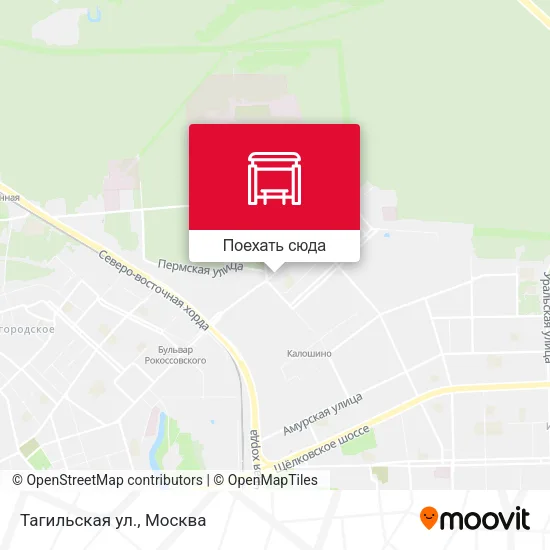 Карта Тагильская ул.