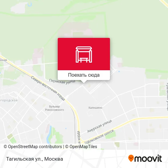 Карта Тагильская ул.