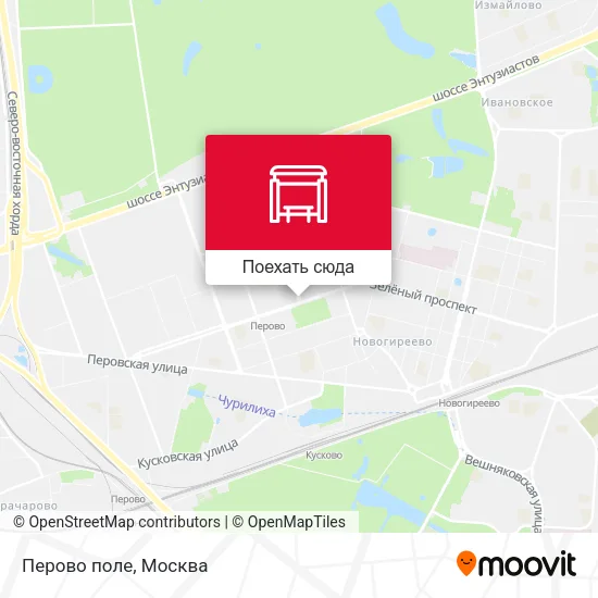 Карта Перово поле