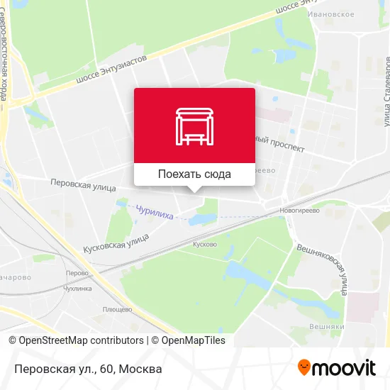 Карта Перовская ул., 60