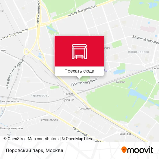Карта Перовский парк