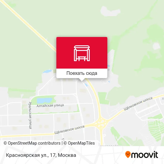 Карта Красноярская ул., 17