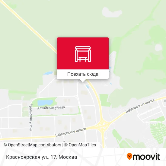 Карта Красноярская ул., 17