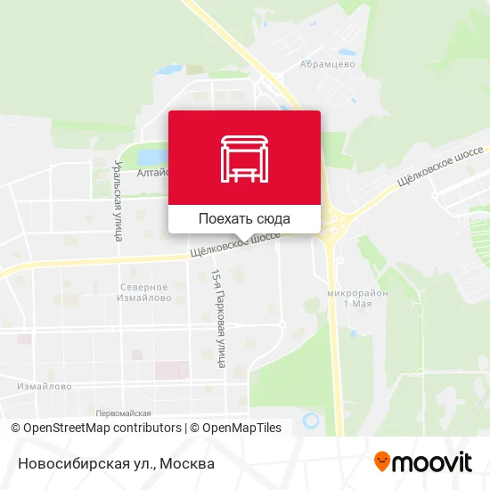 Карта Новосибирская ул.
