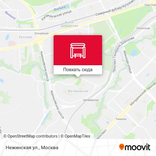 Карта Нежинская ул.