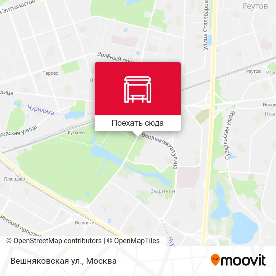 Карта Вешняковская ул.