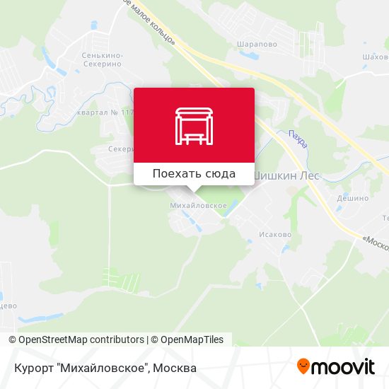Карта Курорт "Михайловское"