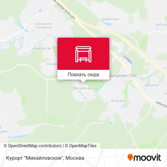 Карта Курорт "Михайловское"