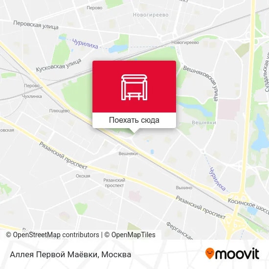 Карта Аллея Первой Маёвки