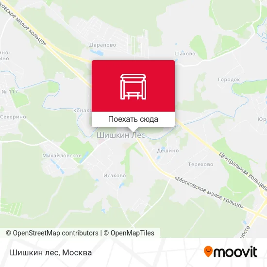 Карта Шишкин лес