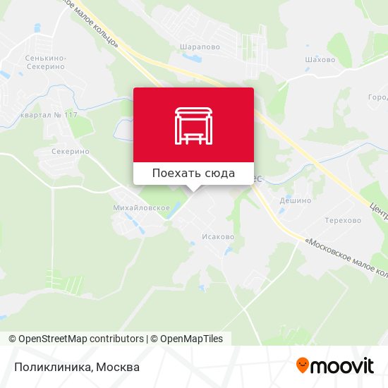 Карта Поликлиника