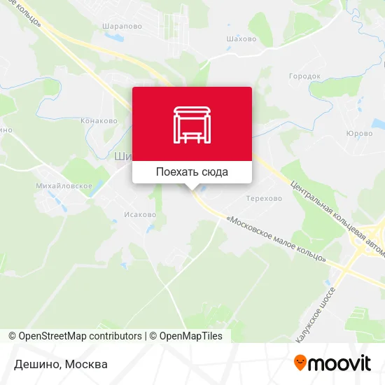 Карта Дешино