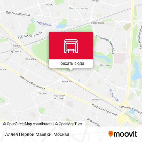 Карта Аллея Первой Маёвки