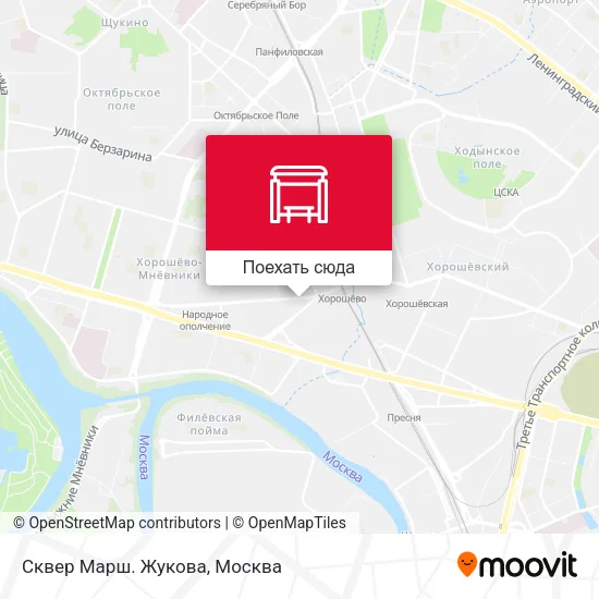 Карта Сквер Марш. Жукова