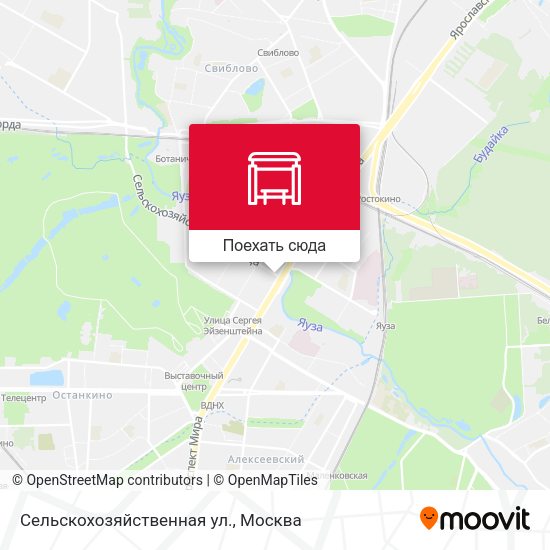 Карта Сельскохозяйственная ул.