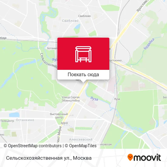 Карта Сельскохозяйственная ул.