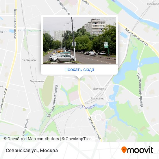Карта Севанская ул.