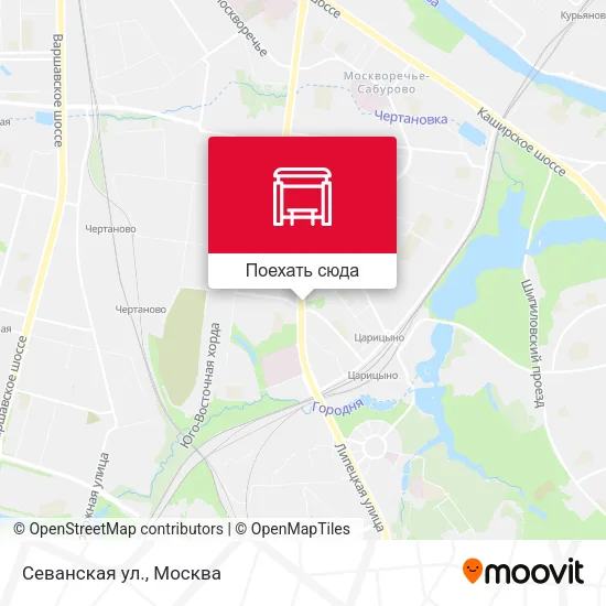 Карта Севанская ул.