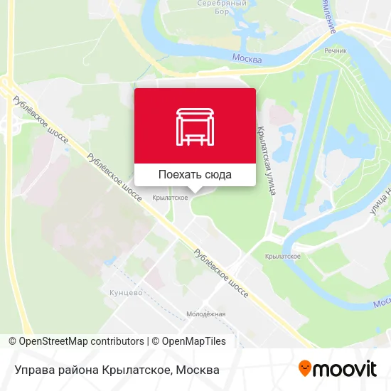 Карта Управа района Крылатское