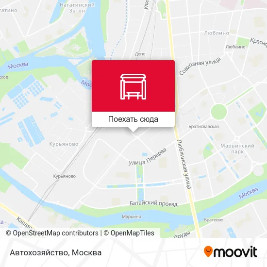 Карта Автохозяйство