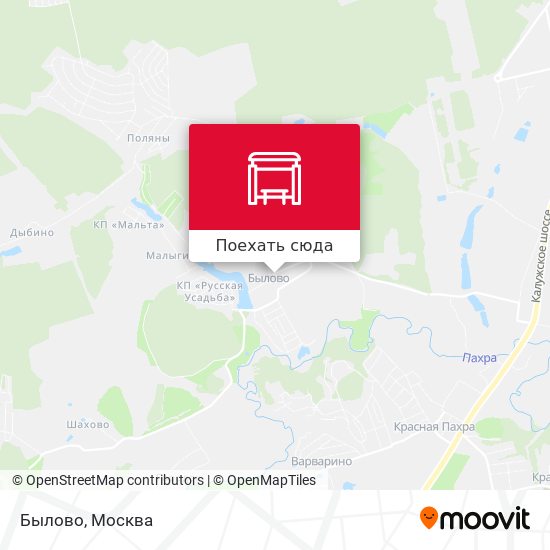 Карта Былово